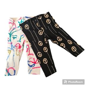 NWT Baby Leggings Nordstrom by Cristina Martinez Art to Wear Size 6M